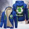 Skoda Custom Name High Quality Zip Hoodie VS02