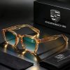 Porsche Design Retro Punk Style Square Sunglasses VS28