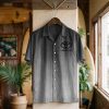 Audi Short Sleeve Turndown Button Up Hawaiian Shirt VS11