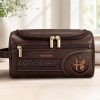 Alfa Romeo Custom Name Vintage Oil Wax Leather Handbag VS11