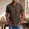 Porsche Custom Name Short SleeveTurndown Button Up Hawaiian Shirt VS09