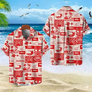 Honda Unisex Summer Casual Hawaiian Shirts VS16