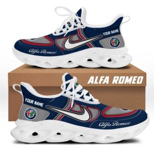 Alfa Romeo Custom Name Max Soul Sneakers VS52A